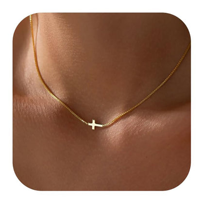 Minimalist Cross Pendant Necklace